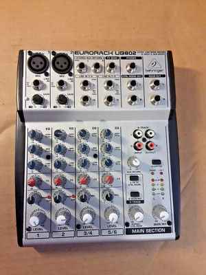 Behringer Mixer Eurorack UB802 Ultra Geräuscharmer Mixer | Kein Netzteil UNGETESTET 