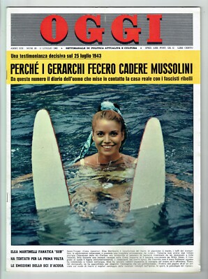 TODAY 1963/28=ELSA MARTINELLI=CUTE BLACK MASON=VOLONGHI L=STIG WENNERSTROM