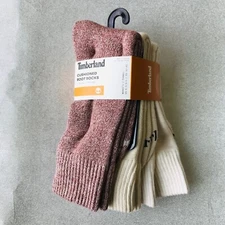 Timberland Women's Cushioned Boot Socks 3 Pairs Size: 6.5-9.5