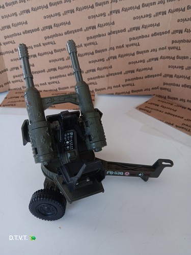 1983 GI JOE - GI Joe WHIRLWIND Twin Battle Gun - Vintage Towed Weapon by HASBRO - Picture 3 of 5
