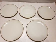 Seltmann Weiden Bavaria 5 Salad Plates in Ivory with Gold trim