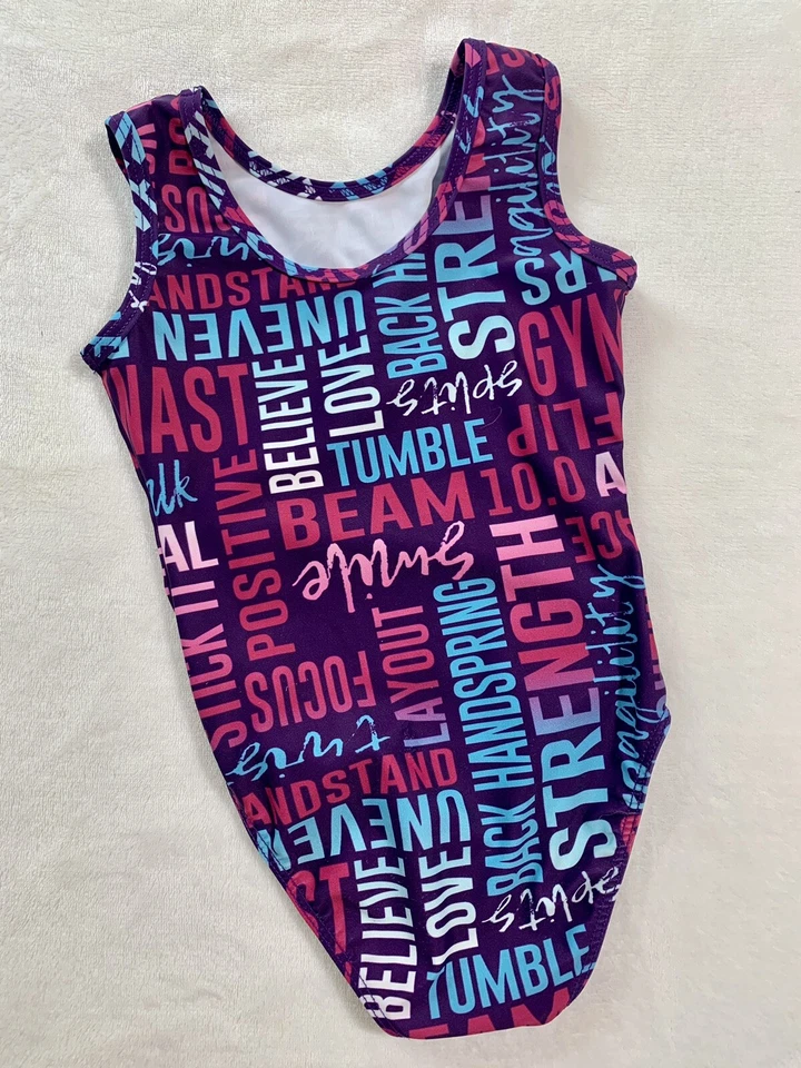 DESTIRA Gimnasia Leotardo FLIP TUMBLE Beam BODY TALLA: XS Niño Extra Pequeño Foto 2 de 4
