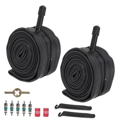  24 inch Bike Tube 24x1.75/2.125 Bike Tube AV32mm Schrader Valve Compatible 