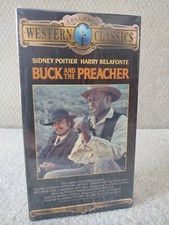 Buck And The Preacher (VHS-1991) FACTORY SEALED Sidney Poitier Harry Belafonte