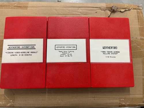 Weatherford Thru Tubing Window Milling System VHS Training Tape - Rare & Vintage - Picture 3 of 3