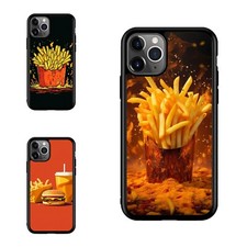 Cubierta rígida TPU amarilla para Apple iPhone Samsung Galaxy Motorola Love papas fritas