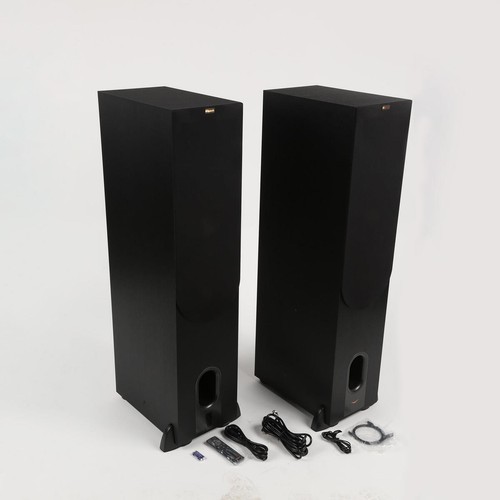 Klipsch Reference R-28PF Powered Floorstanding Speakers - Black, Pair SKU1710077