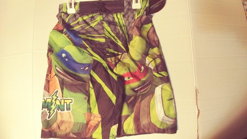 Costume da bagno ragazzo Nickelodeon TMNT - nero/verde/rosso/blu - taglia L e M - Foto 3 di 6