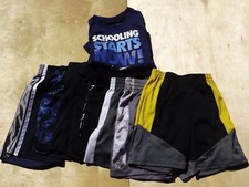 Size Small - Boys Nike Shorts T-Shirt Set - Black Blue Grey 9 Pieces