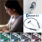 Bluetooth Neckband Headset Wireless Earphone Headphone Mic For iPhone Lg Samsung