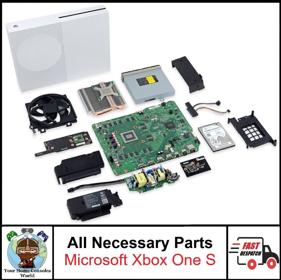 Microsoft Xbox One S / Slim All Necessary Replacement Internal Parts  Official