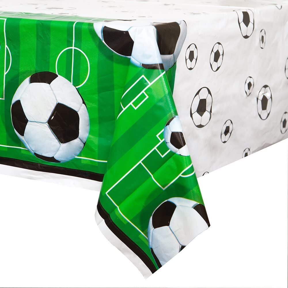 Football Party Table Cover Lions Plastic Tablecloth Tablecover Soccer Sport Part