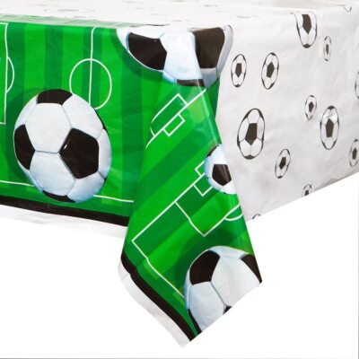 Football Party Table Cover Lions Plastic Tablecloth Tablecover Soccer Sport Part