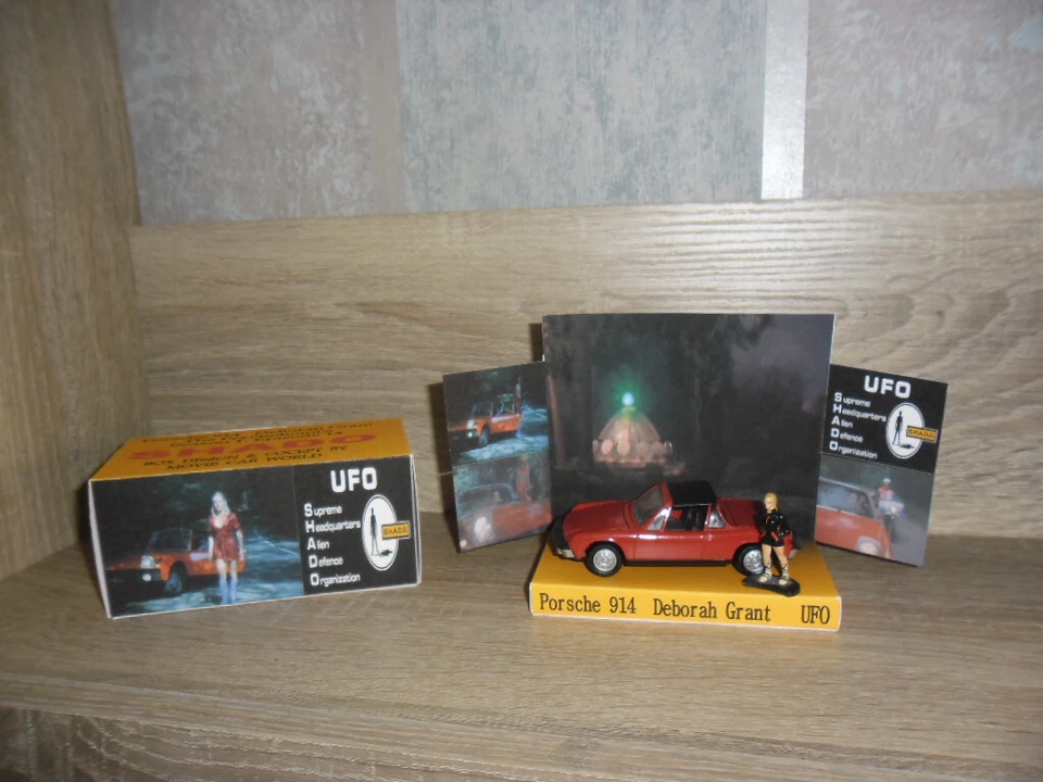 UFO SHADO GERRY ANDERSON PORSCHE 914 Deborah Grant CODE 3 MODEL  + BOX / DISPLAY - Image 2 of 4
