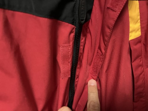 Vintage Mens LL Bean Full Zip Black Red Yellow Parka Jacket Size L Reg Ski Snow - Picture 6 of 8