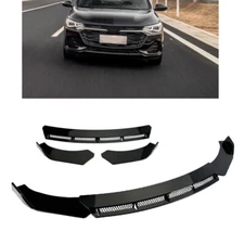 For Chevrolet Cruze Sedan Glossy Black Front Bumper Lip Spoiler Splitter Lip US