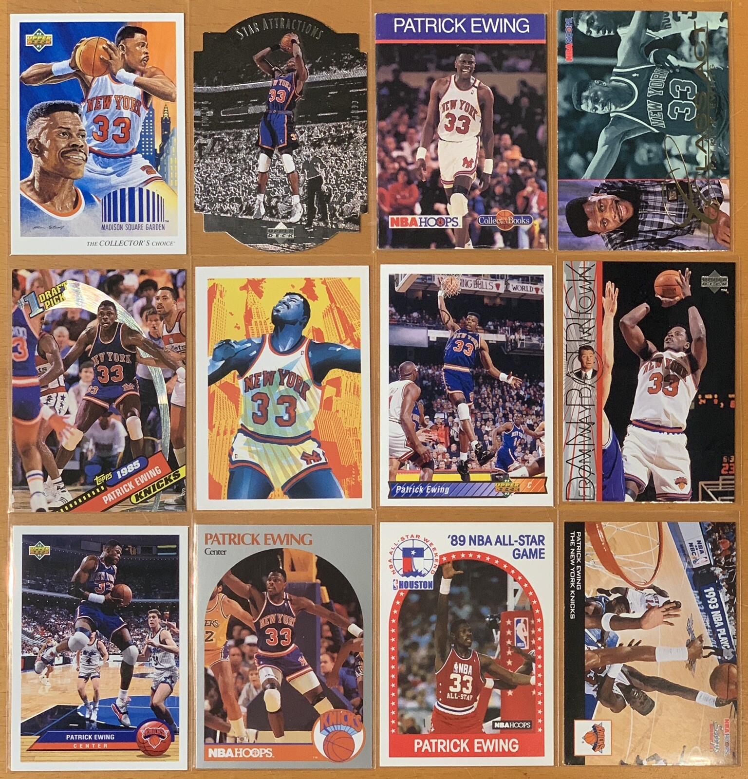 Lot of (12) Patrick Ewing Basketball Cards - New York Knicks HOF #12 | eBay
