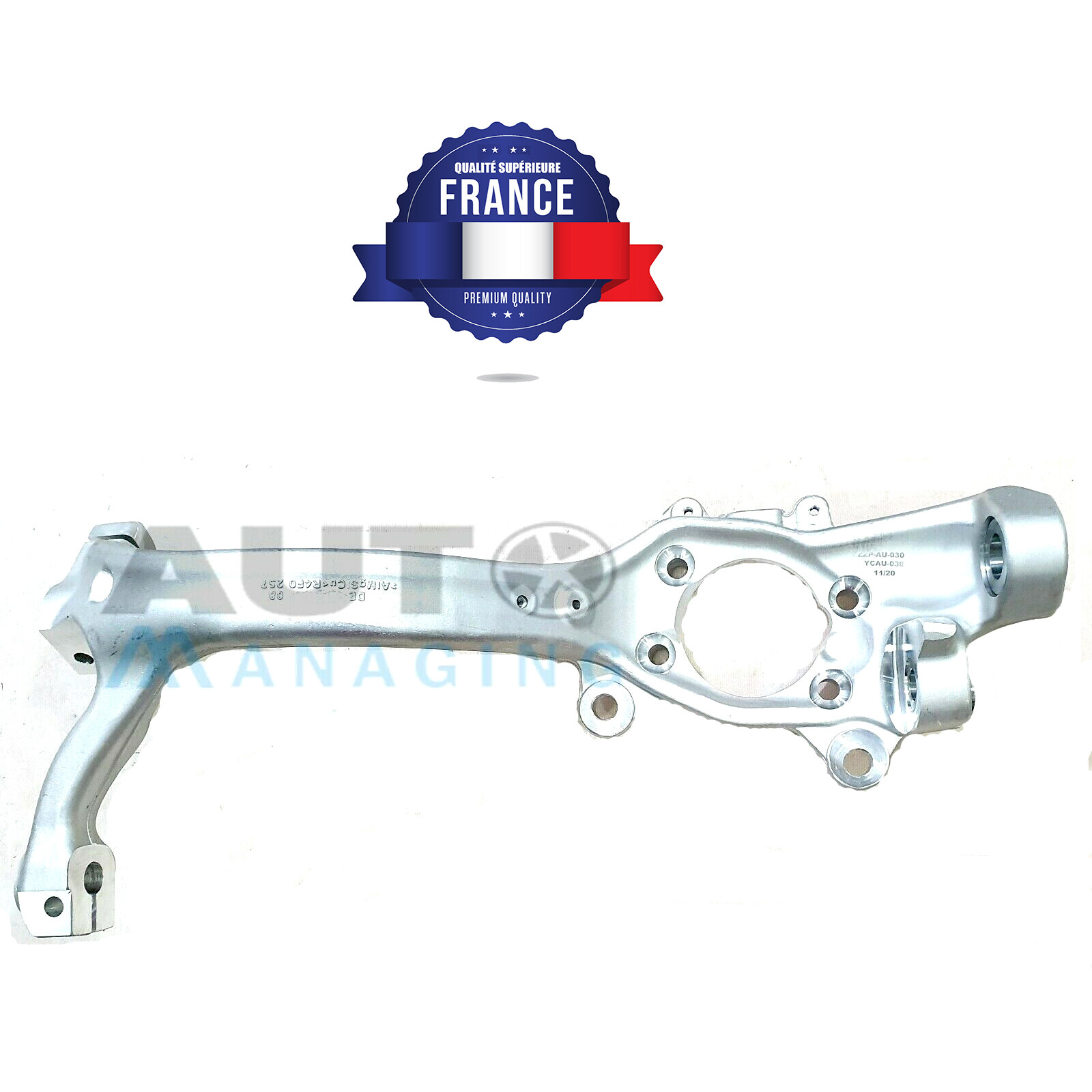 Fusée d'essieu avant gauche 4F0407241J en aluminium pour stabiliser le palier de roue d'Audi A6