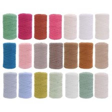 Soft Milk Cotton Yarn 250g/8.8oz 3mm Wide for Knitting Blanket Sweater Scarf Hat