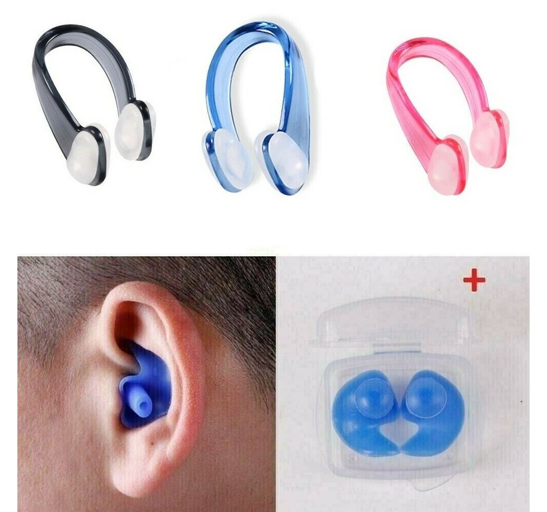 6 Stück Schwimm Nasenklammer Set - Silikon Nasenclip Für Kinder & Erwachsene