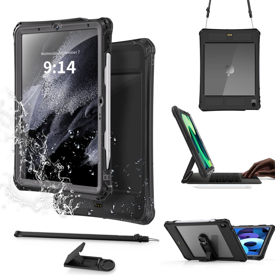 Waterproof Dust Shockproof Full Hybrid Case Cover for Apple iPad Air 6 11"(2024) - image 2 of 4