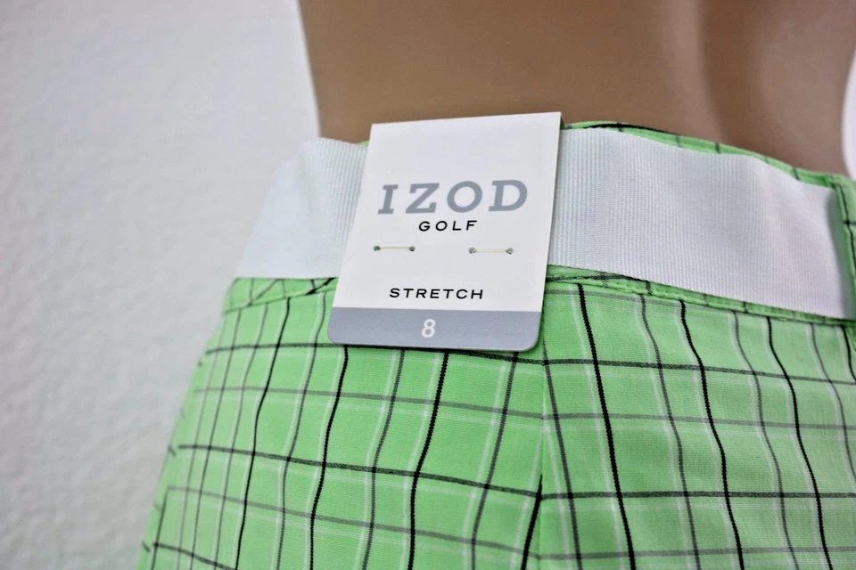 全新 IZOD 高尔夫弹力 Swingflex 女式腰带裙 8 码 — 第 4/4 张图片