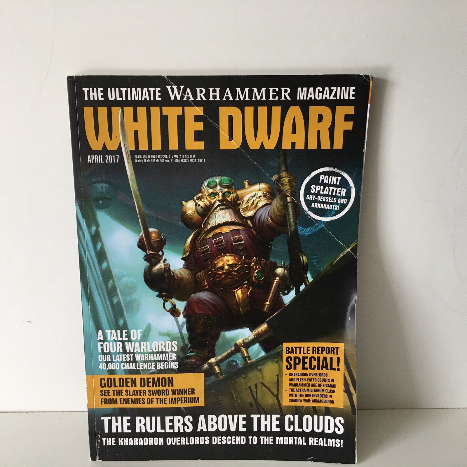 Games Workshop Warhammer White Dwarf Magazine April 2017 Edition *