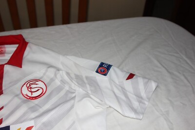 CAMISETA DE OFICIAL SEVILLA F.C WARRIOR TALLA XL DORSAL 22 M