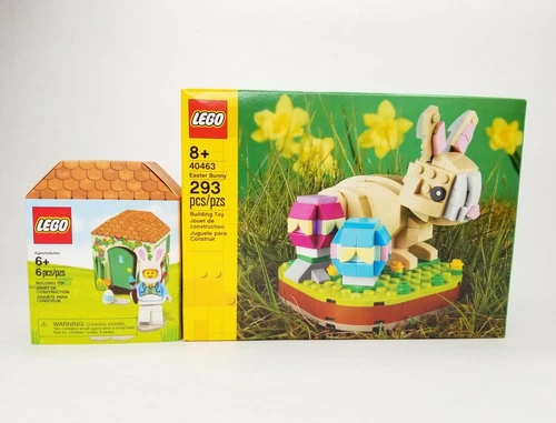 LEGO Easter Bunny & Hut Sets 40463 + 5005249 New