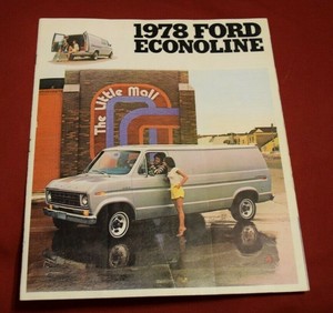 Details About Econoline Ford 1978 Van Truck Dealership Vintage Advertising Brochure