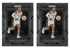 2023 PRIZM WNBA BASKETBALL CRYSTAL DANGERFIELD #29 LOT OF 2 CARDS,DALLAS WINGS