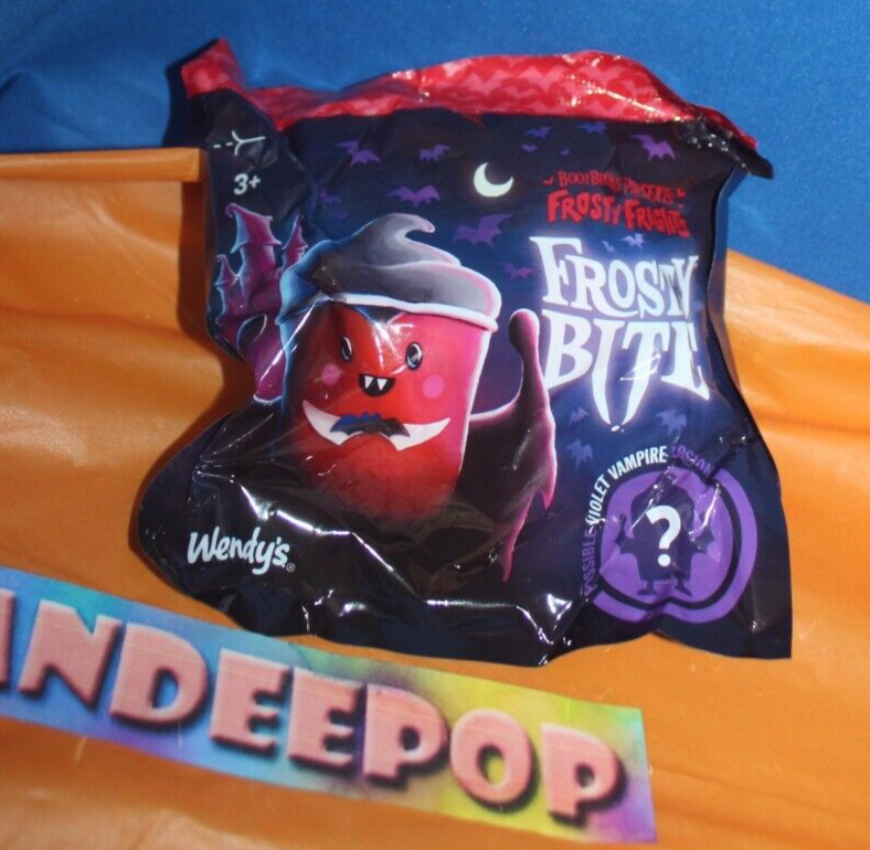 Wendy's Frosty Frights Frosty Bite Kids Meal Toy Sealed Halloween
