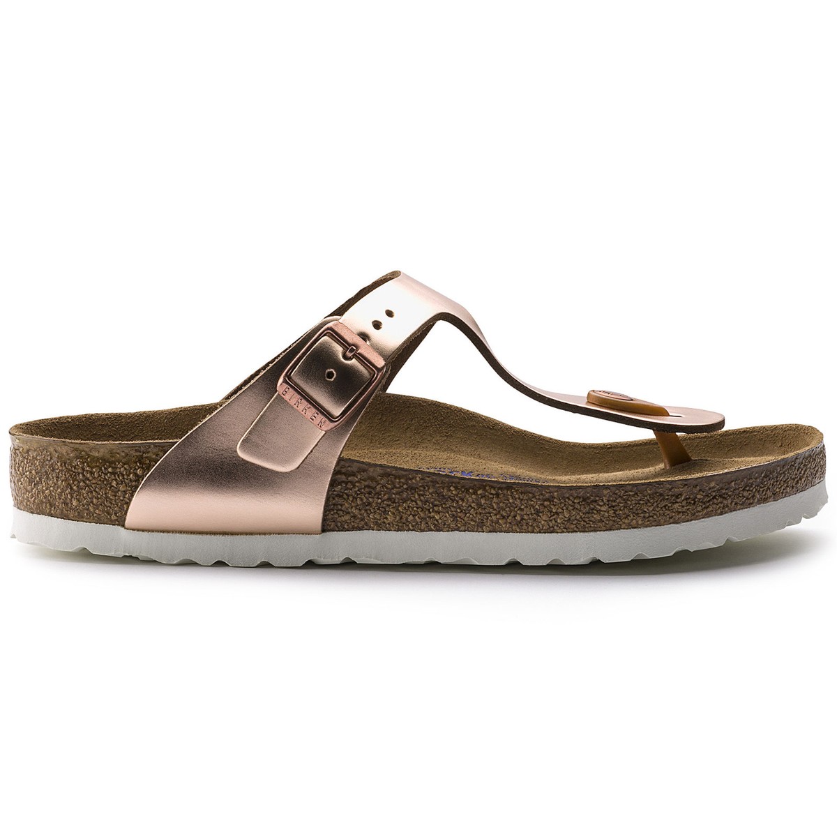 【希少】美品✨BIRKENSTOCK Gizeh レザー コンチョ　37 Birkenstock Leather GIZEH Metallic Copper SOFT FOOTBED BNIB