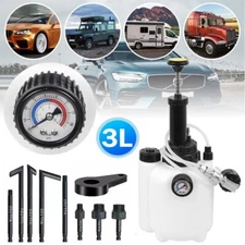 3L Transmission Oil Filling System Fluid Pump Manual Tool With 8x ATF Adaptor US