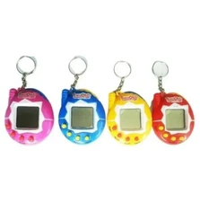 Electronic Virtual Cyber Pet Retro Toy Game Key Ring, New!