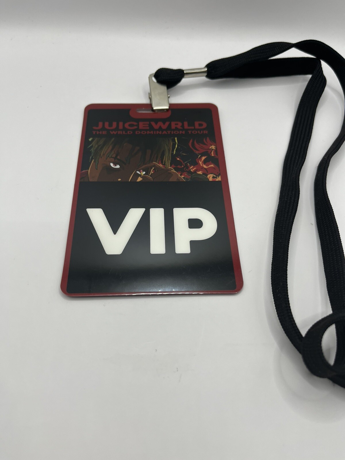 Juice Wrld The Wrld Domination Tour 2018 VIP Lanyard. Pictures Are Of