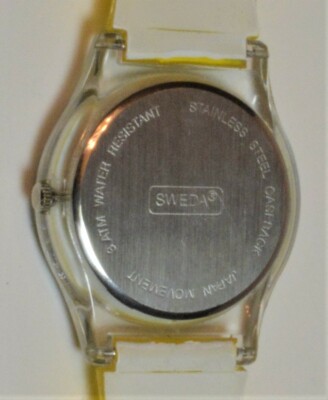 VTG Sweda ® Tropical Beach plastic Men's quartz watch 3ATM WR runs