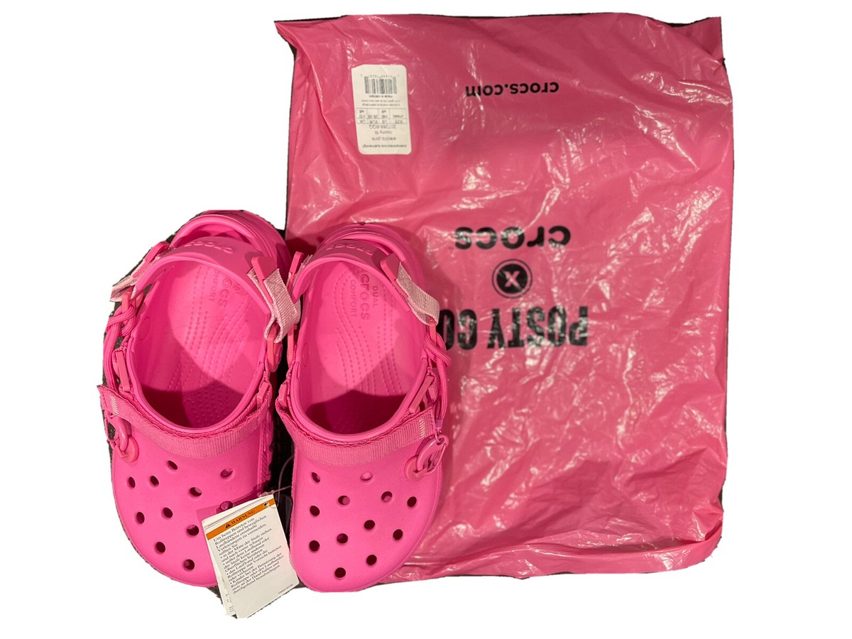 Post Malone X Crocs Duet Max Clog II Electric Pink Size Women