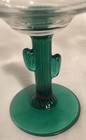 Set 2 Green Stem Cactus Margarita Wine Glass Glasses Bar Stemware — photo 3