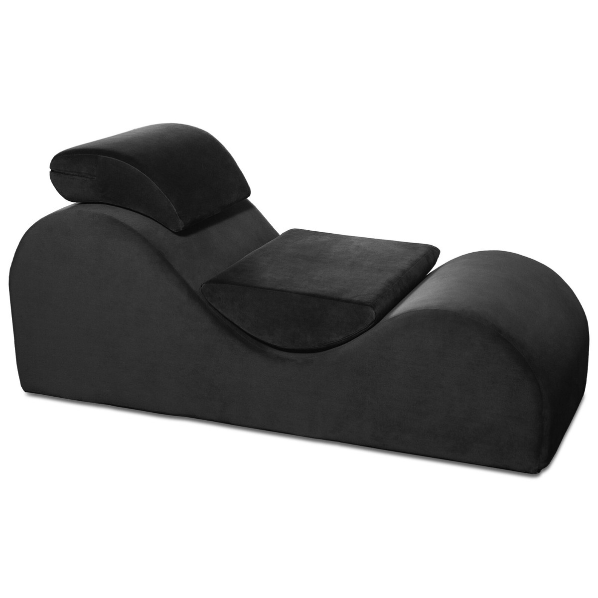 Avana Luvu Lounger-Chaise Lounge for Yoga, Exercise More, Black
