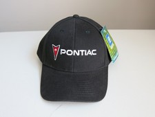 Pontiac Black Cotton Hat - Adjustable One-Siz...