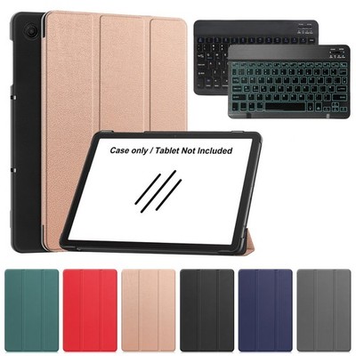 For T-Mobile Revvl Tab 2 10.1'' Bluetooth Keyboard Leather Folio Flip Case Cover