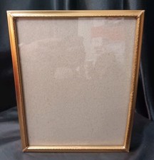 Vintage Ornate Gold Metal Picture Photo Frame 8X10 Easel Hanging