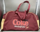 Vintage  Coca Cola Black Cherry Vanilla Athletic Bag Diet Coke Cherry Coke 18”