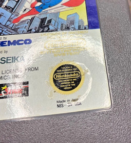 superman nes cart only