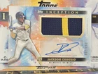 2024 Topps Inception Jackson Chourio RC Patch Auto 43/200 Stripe Stich Brewers