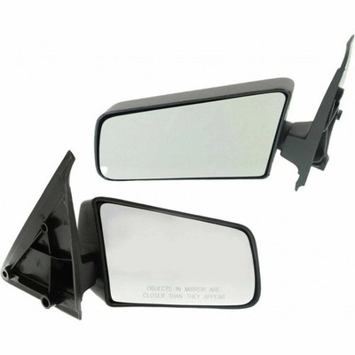New Black Outside Mirror For 1982-1993 GMC CHEVROLET S10 Blazer Jimmy Set of 2