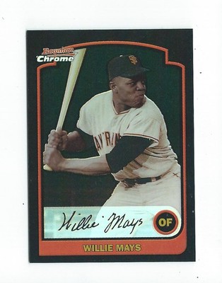 2003 Bowman Chrome Refractor #351 Willie Mays Giants