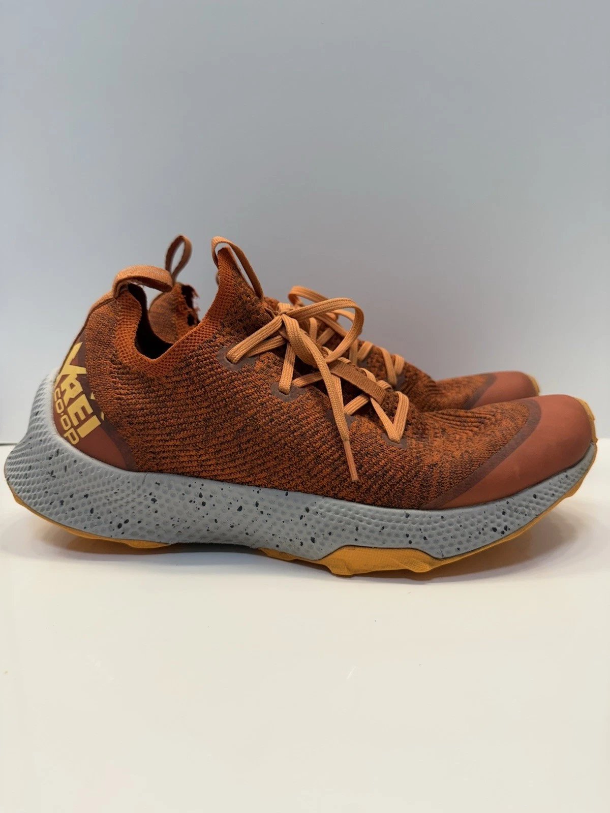 REI Co-Op Swiftland MT Trail Running Shoes Men’s Sz 13 Deep Orange Firma Knit