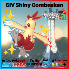 ✨ Shiny Combusken 6IV ✨ Mega Dimension Pokemon Legends ZA Ready 🚀 Fast 🚀